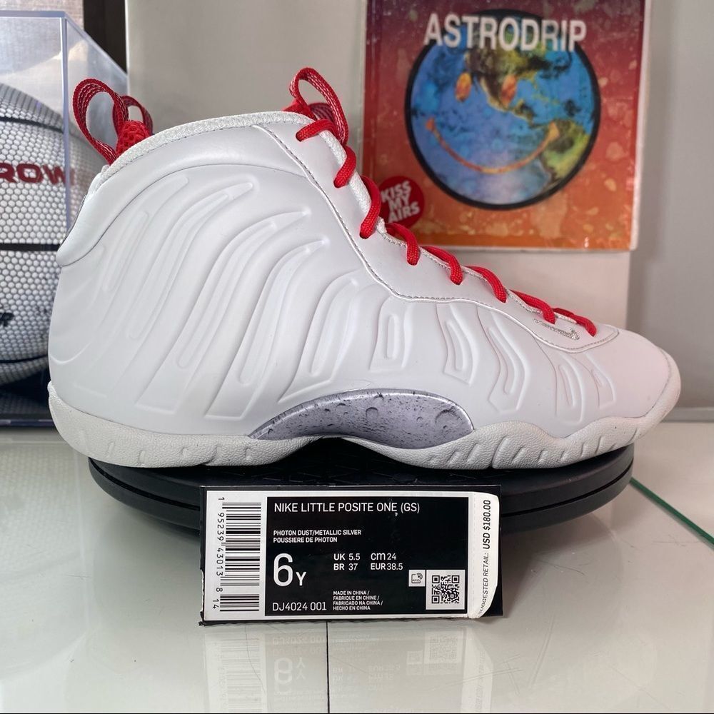 🆕 Nike Little Posite One GS 'USA Moon' - Womens 7.5 - Picture 2 of 13